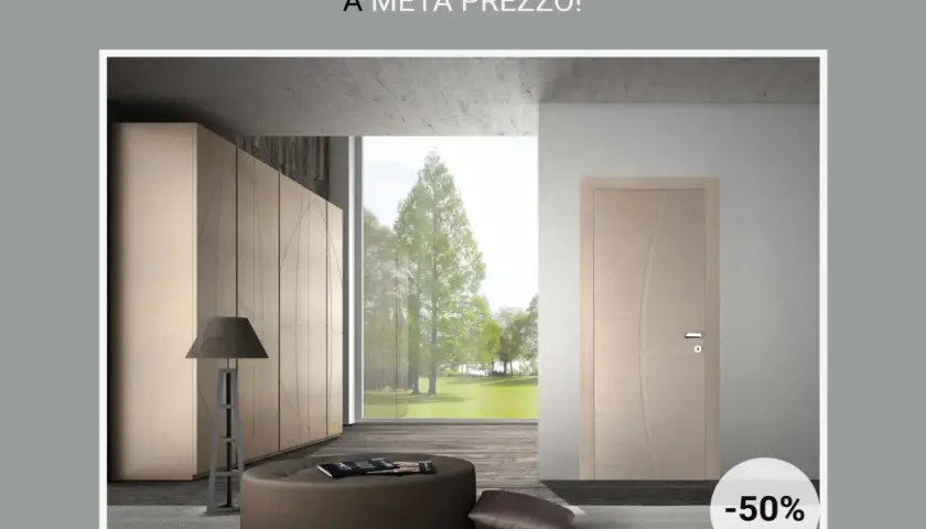 Porte interne moderne in offerta: approfitta della detrazione e rinnova la tua casa a metà prezzo!