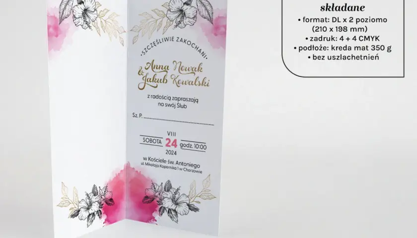 Jak wydrukować składane zaproszenia w domu? Poradnik krok po kroku