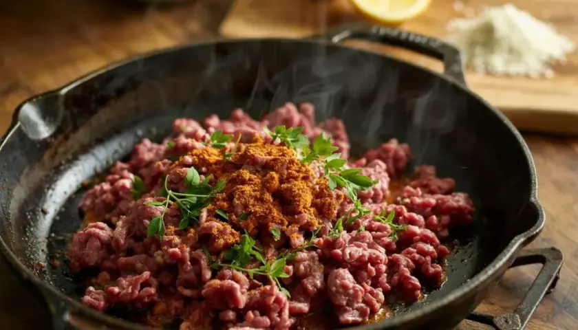 Ile smażyć mięso mielone do spaghetti, aby uniknąć grudek i uzyskać smak?