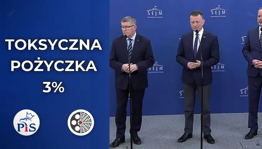 PiS domaga się odrzucenia budżetu na 2026 rok z powodu "toksycznej pożyczki" 3%.