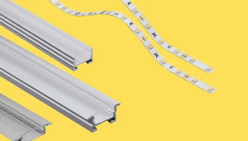 Perfiles de aluminio para barras led techo, listos para iluminar tus espacios.
