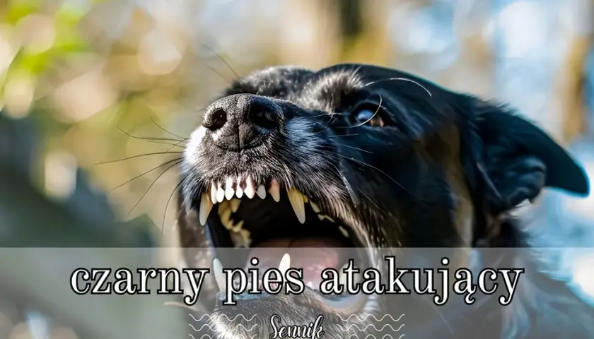 Znaczenie snu o atakującym czarnym psie - ostrzeżenie czy zły omen?