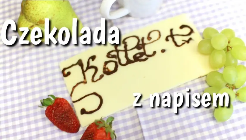 Jak zrobić literki z czekolady na tort - proste i efektowne sposoby