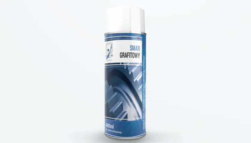 Smar grafitowy w sprayu MAG-BE 400ml. Do czego? Do profesjonalnego użytku, redukuje tarcie, chroni przed zatarciami.