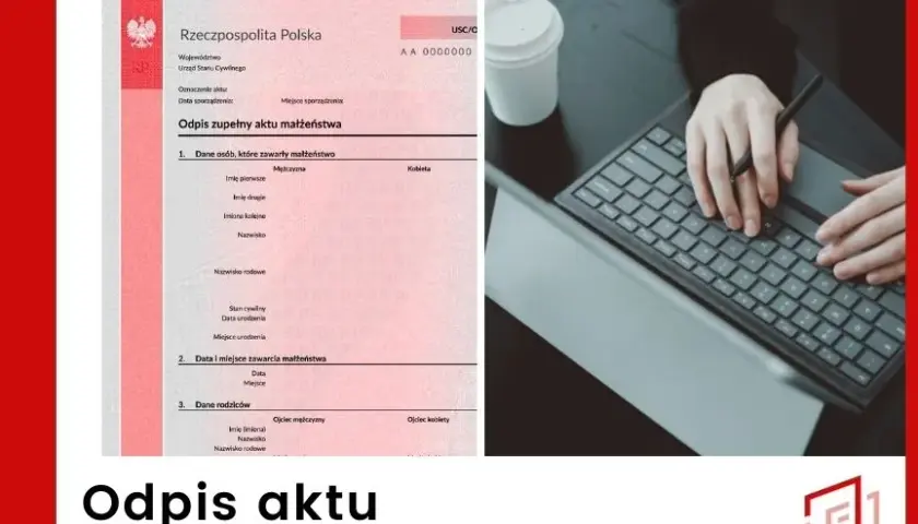 Odpis aktu małżeństwa: Koszt, jak uzyskać i kiedy za darmo?