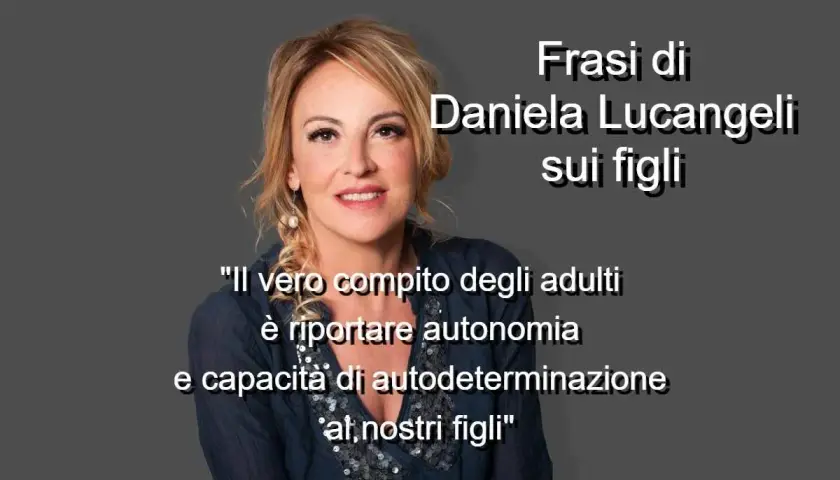 Daniela Lucangeli parla di autonomia per i figli, un tema che tocca l'ansia per i figli grandi. Il suo messaggio è un invito a riportare loro capacità e autodeterminazione.