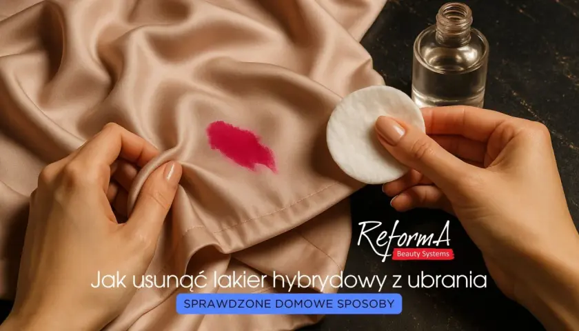 Plama z lakieru hybrydowego na jedwabiu. Płyn do paznokci i wacik pomogą dowiedzieć się, czym zmyć lakier hybrydowy z ubrania.