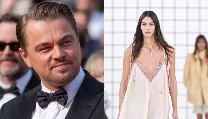 Leonardo DiCaprio w garniturze obok modelki w zwiewnej sukience. Czy to jego przyszła żona?