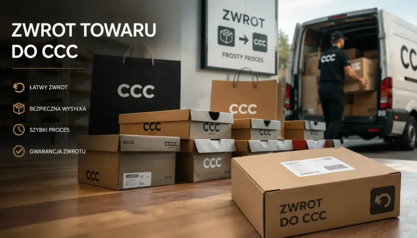 CCC: łatwy zwrot, szybki proces, gwarancja zwrotu. Ile czasu na zwrot? Sprawdź, jak prosto oddać towar do CCC.