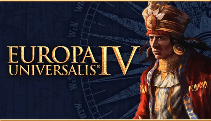 Europa Universalis IV. Postać w stroju rdzennego Amerykanina na tle mapy świata. Szukasz kodów do gry?