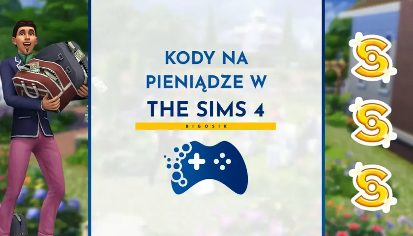 Sympatyczny Sim z torbami pełnymi pieniędzy, gotowy na kody na pieniądze w The Sims 4.