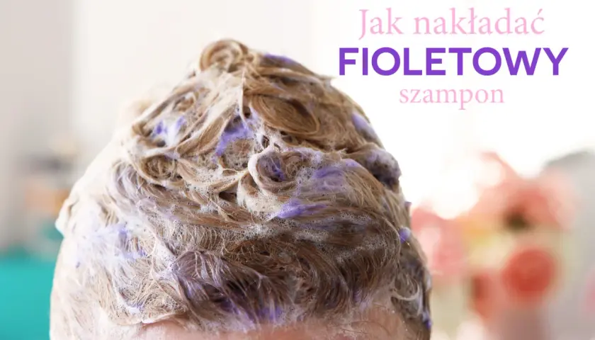 Fioletowy szampon na suchych włosach, tworzący pianę. Idealny do odświeżenia koloru i nawilżenia.