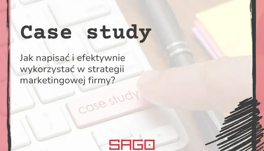 Jak napisać studium przypadku i wykorzystać je w strategii marketingowej firmy? Klawisz "case study" na klawiaturze.