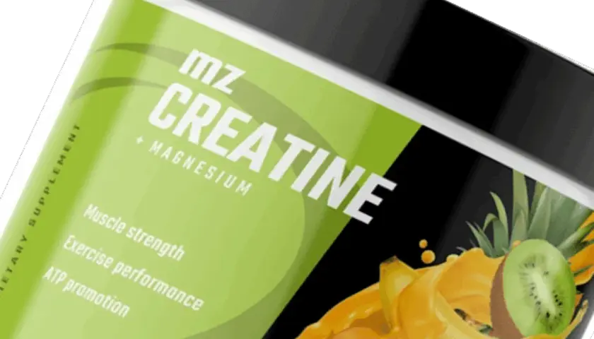Suplement diety MZ CREATINE + MAGNESIUM. Wspiera siłę mięśni, wydajność ćwiczeń i produkcję ATP. Dowiedz się, kreatyna co to jest i jak działa!