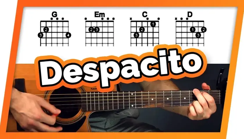 Naucz się zagrać Despacito - proste akordy i styl gry na gitarze krok po kroku