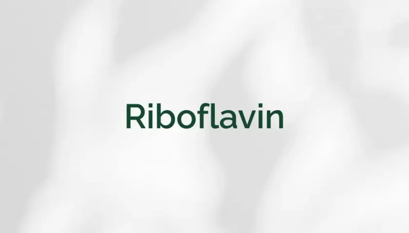 Riboflavin, auch bekannt als Vitamin B2, spielt eine wichtige Rolle bei der körpereigenen Entgiftung und unterstützt Stoffwechselprozesse.