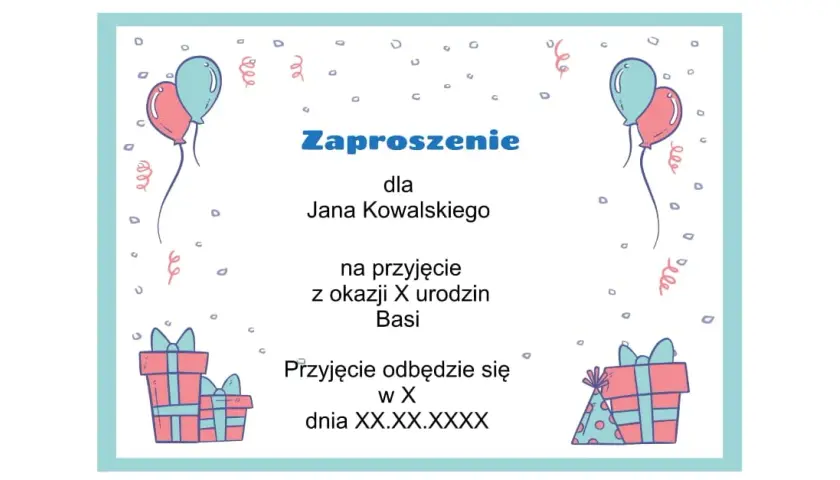 Zachwyć gości! Zaproszenie na urodziny: szablony i pomysły