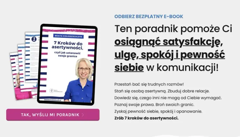 Poradnik "7 Kroków do asertywności" pomoże Ci radzić sobie z toksycznym ojcem, budować granice i odzyskać spokój.