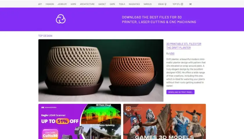 Dwa eleganckie donice z druku 3D, gotowe projekty do pobrania. Idealne do roślin.