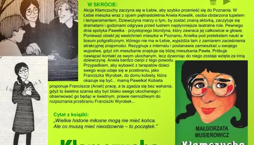Tajemnica "Kłamczuchy" i "Kwiatu kalafiora": Autorka Małgorzata Musierowicz