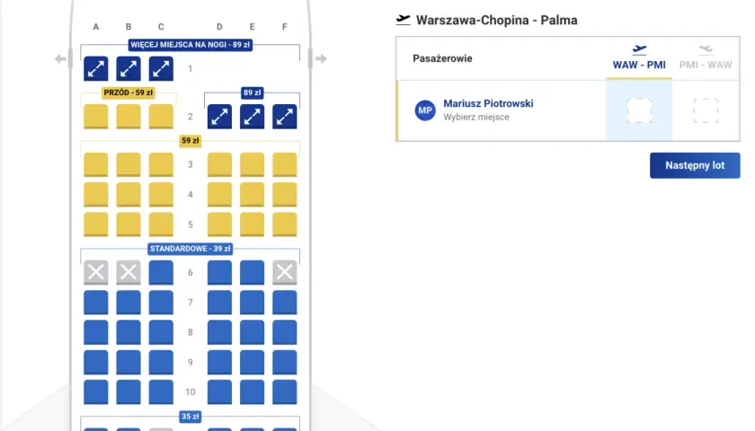 Ile miejsc ma samolot Ryanair? Zaskakujące różnice w pojemności