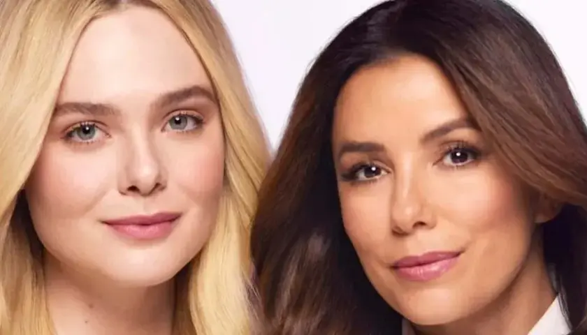 Dos mujeres, una rubia y otra morena, sonriendo. Un ejemplo visual para saber mi tono de piel y elegir el maquillaje perfecto.
