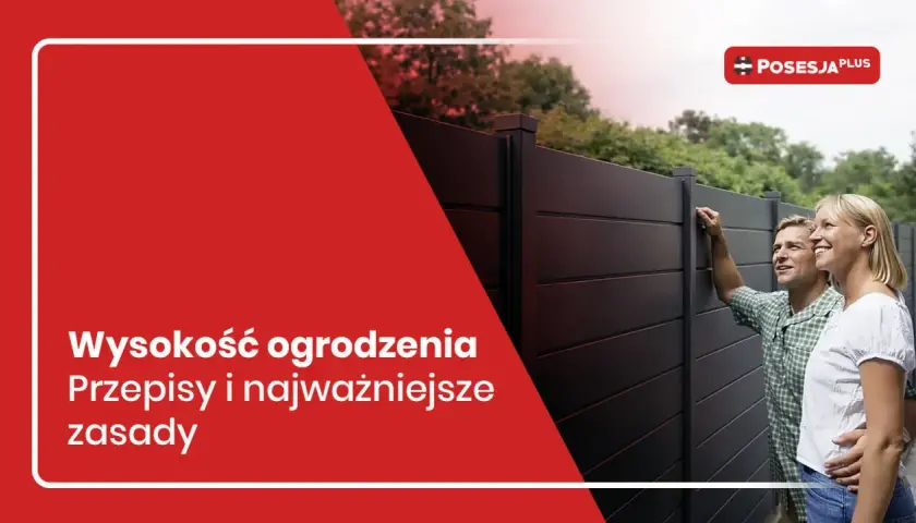 Para planuje budowę ogrodzenia, sprawdzając jego maksymalną wysokość i zasady.