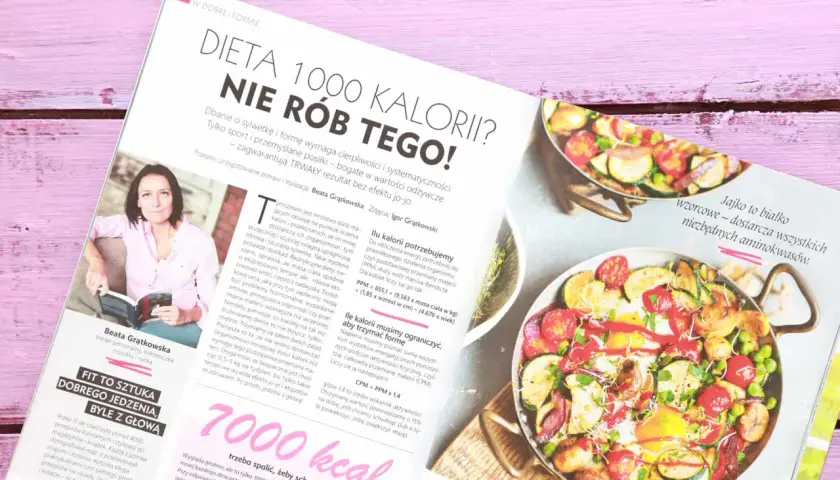 Dieta 1000 kcal? Nie rób tego! Zadbaj o sylwetkę z głową, a nie restrykcyjnymi dietami.