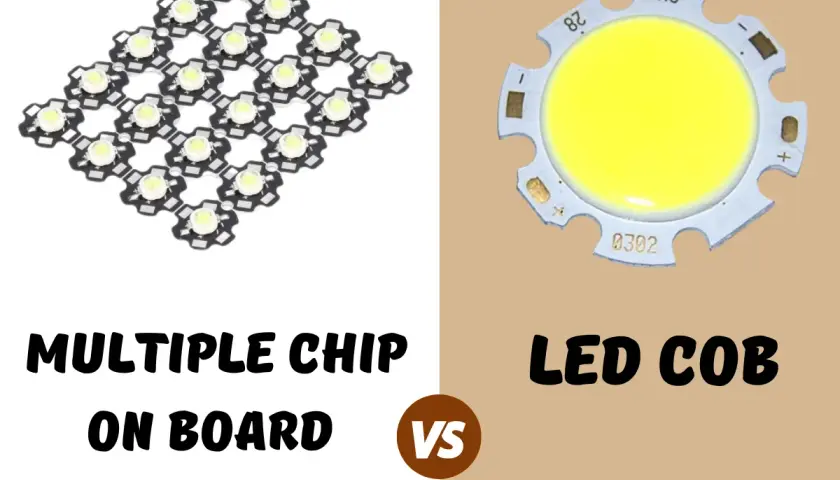 Porównanie różnych rodzajów diod Cree: Multiple Chip on Board vs LED COB.