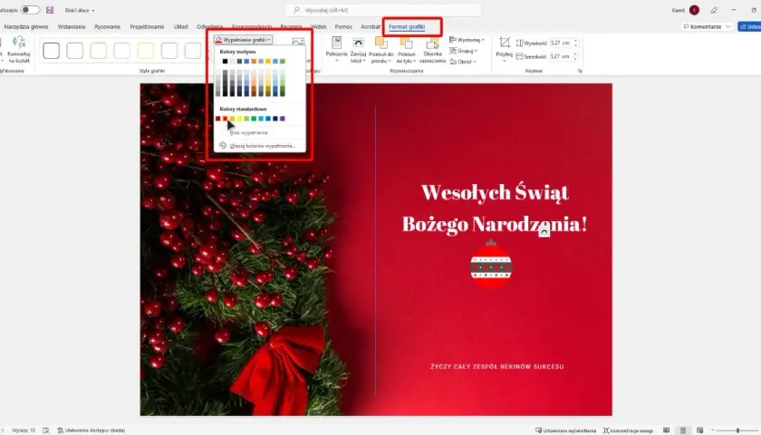 Jak zrobić kartkę świąteczną w PowerPoint – proste kroki i pomysły