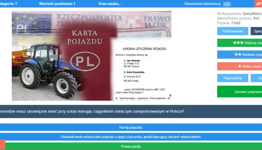 Egzamin na prawo jazdy kat. T: Wszystko, co musisz wiedzieć