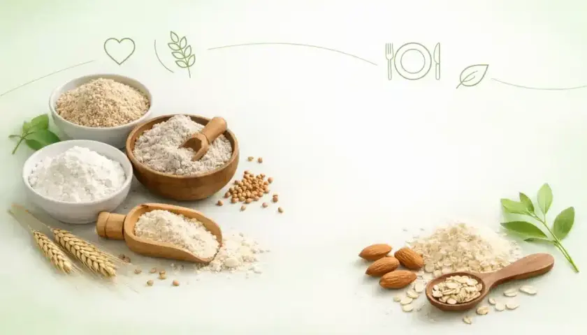Mąki bezglutenowe: ryżowa, migdałowa, owsiana. Idealne dla osób z alergią na gluten. Zdrowie i smak w jednym.