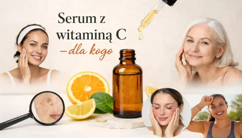 Czy serum z wit C można stosować latem? Młode i dojrzałe kobiety, pomarańcze i cytryny.
