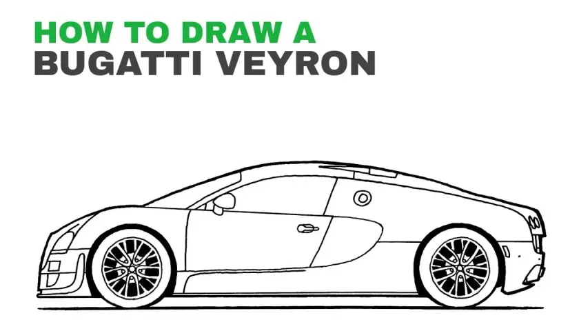 Jak narysować Bugatti Veyron? Realizm w 4 krokach!