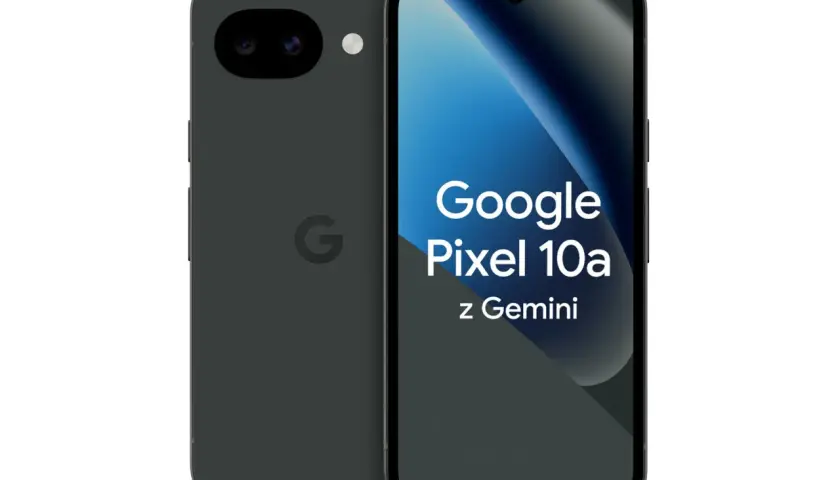 Szukasz telefonu do 2000? Google Pixel 10a z Gemini to świetny wybór. Stylowy, z podwójnym aparatem i logo Google.