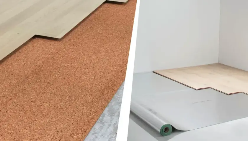 Dwa rodzaje podkładów pod panele laminowane: korek i folia. Wybór zależy od potrzeb.