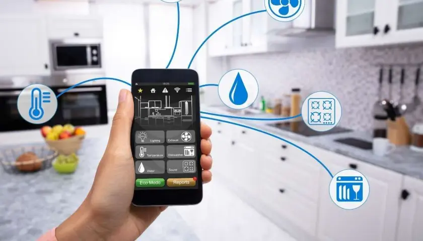 Control de luces, ventilador, temperatura, agua, lavavajillas y más. Así se puede domotizar en una casa moderna.