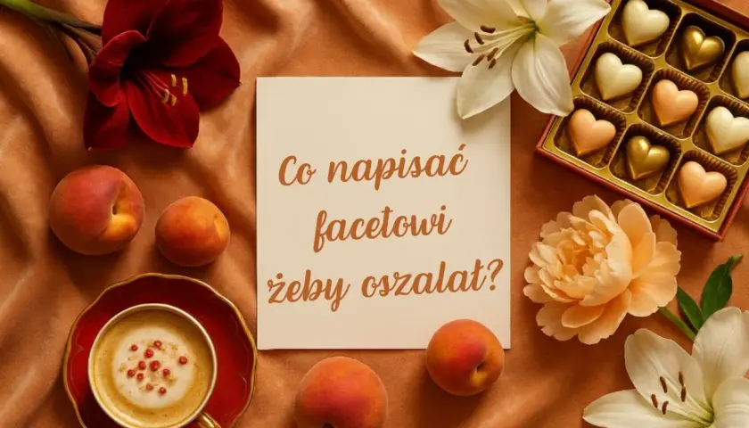 Słodkie serca, brzoskwinie i kawa. Jak rozkochać w sobie faceta przez smsy? Podpowiedź na kartce.