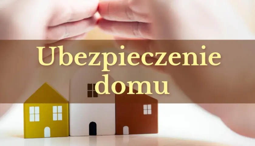 Ręce chroniące domki symbolizują bezpieczeństwo. Sprawdź, jaka jest ubezpieczenie domu cena i chroń swoją rodzinę.