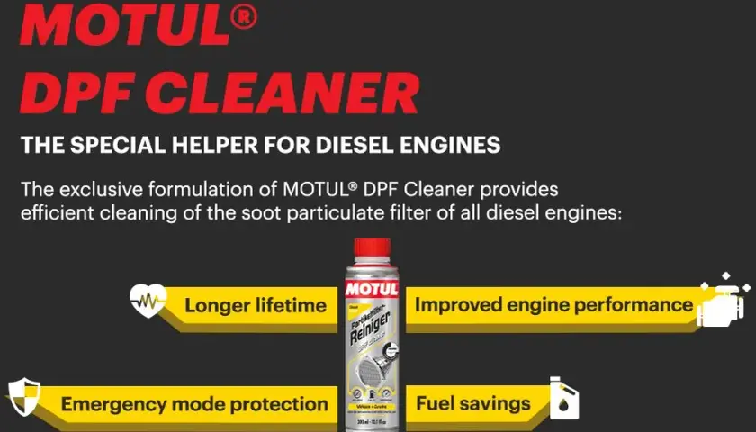 Motul DPF Clean - jak poprawić wydajność silnika i uniknąć kosztów napraw
