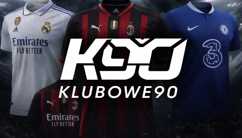 Klubowe90 prezentuje najładniejsze koszulki piłkarskie: Real Madryt, AC Milan i Chelsea.