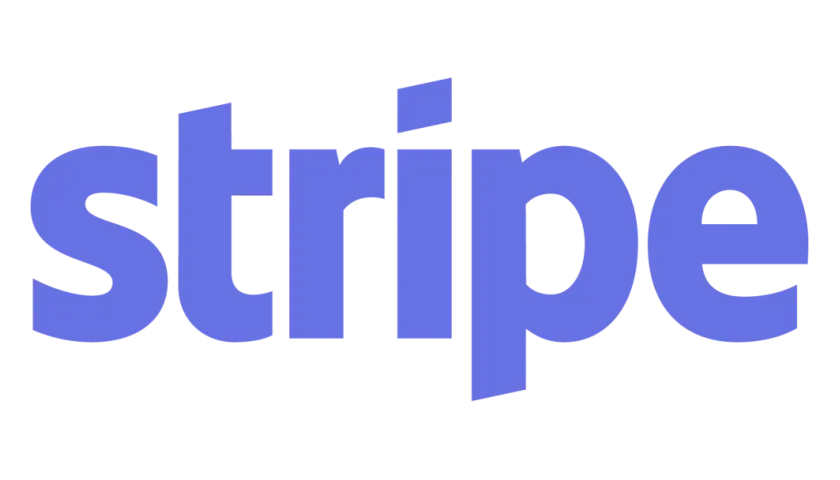 Logo Stripe. To platforma płatności online, która ułatwia przyjmowanie płatności w internecie.