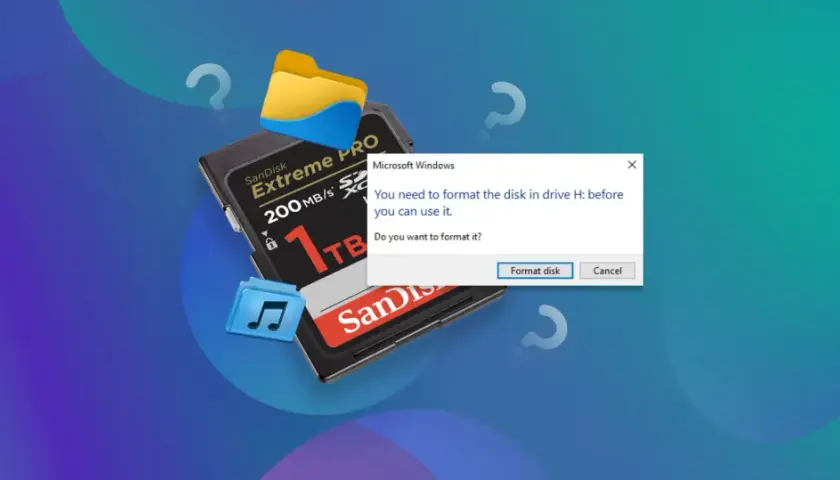 SD-Karte wird nicht mehr erkannt Samsung? Windows fragt nach Formatierung. Datenverlust droht.