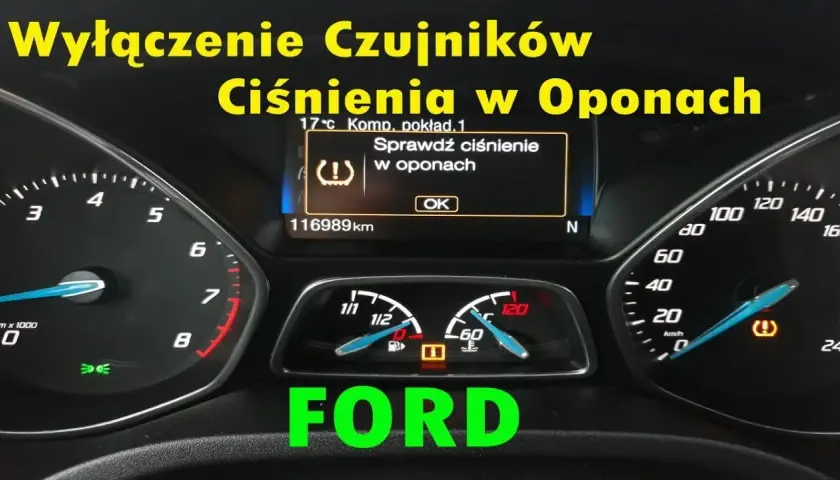 Reset TPMS w Fordzie: Wyłącz kontrolkę i rozwiąż problem krok po kroku