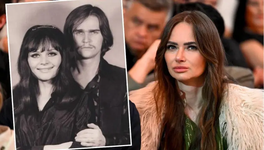 Ania Rusowicz z bratem na starym zdjęciu i współczesna Ania Rusowicz.