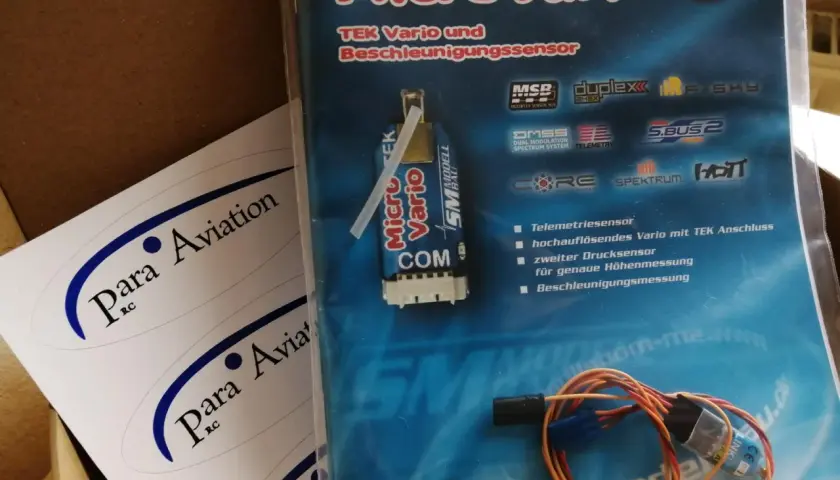 MicroVario TEK Vario und Beschleunigungssensor, ideal für präzise Höhenmessung und Telemetrie.