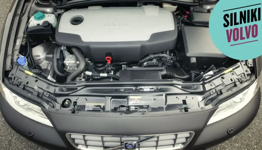 Silnik D5 Volvo, serce szwedzkiej inżynierii, widoczne pod maską.