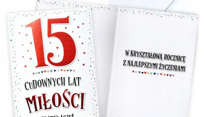Kryształowe Gody: Jak świętować 15. rocznicę ślubu?