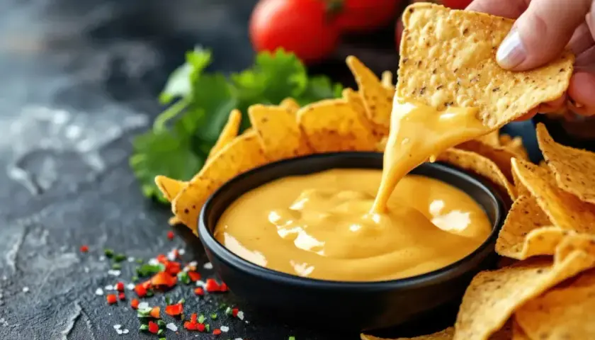 Serowy dip do nachos z 4 składników! Milion smaków w jednej misce