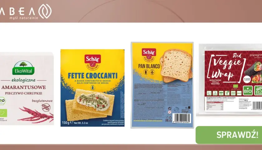 Szukasz co zamiast chleba na diecie? Amarantusowe pieczywo chrupkie, bezglutenowe wafle ryżowe i warzywne tortille to zdrowe alternatywy.
